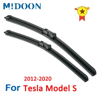 MIDOON Metlice LHD Spredaj Metlice Brisalcev Za Tesla Model S, 2012 - 2020 Vetrobransko steklo vetrobransko steklo Prednje Okno 28