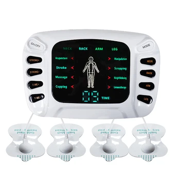 Dvojni Izhod Deset Akupunktura Električna Terapija Massager EMS Mišični Stimulator 8 Načini Meridian Fizioterapevtski Aparati Massager