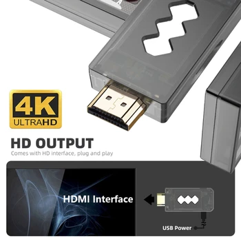 4K HDMI PODATKOV ŽABA Video Igra Konzola, Vgrajen v 1400 Klasične Igre Mini Retro Konzole Brezžični Krmilnik Izhod HDMI Dual Igralcev