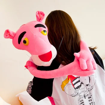 Tovarniški Trgovini Pink Panther Plišastih Igrač v korejskem Slogu DEKLE Srce Pink Panther Punčko Spat z Blazino za Punco, Darilo