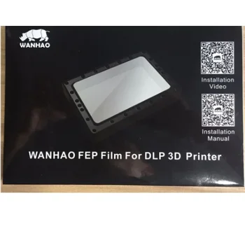 Wanhao Rezervni Del D7/D7 Plus FEP Film FEP Zamenjava Velikosti za 0,2*130*185mm za Wanhao DLP 3D Tiskalnik Duplicator 7/7 Plus