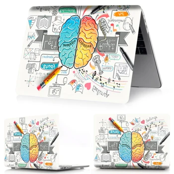 Možgani Barvno Tiskanje Primeru 2020 Za Macbook Air Pro 13 15 Dotik bar Za MacBook Air Pro Retina 11 12 13 15 16 palčni Prenosnik Primeru