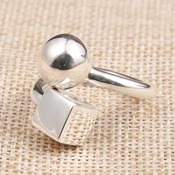 S925 srebro original mrzel veter ustvarjalne očarljivo odpiranje nastavljiv pretirane ženske, nakit darilo prstan