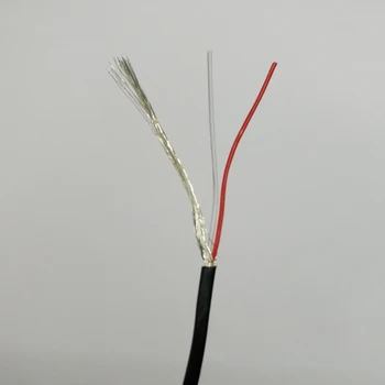 10M Twisted Oklopljenega Kabla UL 32AWG 2 jedro Anti-oksidacija Posodah Bakrene Žice 2P Podatkovni Kabel USB, Žična PVC izolirni Ovoj