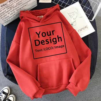 Moški in ženske po meri hoodies po meri logo osebnost hoodies študent priložnostne po meri tiskanje besedila DIY hoodies college sweatshirts