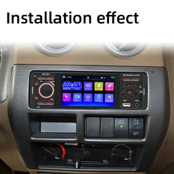 Avto Radio 1 DIN 4.1 Palčni Bluetooth Stereo Zaslon na Dotik MP5 Predvajalnik Podpora za IOS, Android Sistem Mirrorlink Povezave Autoradio
