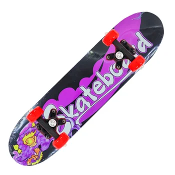 Dvojno Rocker Skateboard 60*15*10 cm Otroci, Najstniki, Risanka Skate Board Skuter Longboard nivoju Javorjevega Lesa Skateboard Štiri Kolesa
