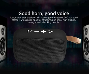 Bluetooth Brezžični Zvočnik Multi Bas Prenosni Zvočniki LED Studio Majhen Prenosni Zunanji Zvočnik Subwoofer Stereo TF Kartica