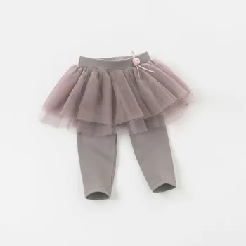 DB5510 dave bella pomlad poletje baby hlače otroci hlače dekleta hlače z ruffles tutu hlače