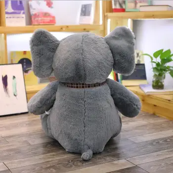 50 cm 70 cm Velikan Živali Siva Slon Polnjene Mehki Pliš Lutka Igrača za Božično Darilo za Otroka