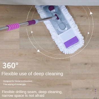 Stiskanje Ravno Mop za pranje Floor Cleaner Gospodinjski 360-Stopinjski Čarobno kuhinjo pp tla za pranje windows ponuja strele