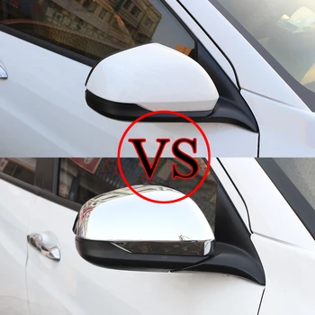 1 Par Avto Rearview Strani Ogledalo Kritje Nalepke za Honda SSF HR-V Vezel-2018 2019 Dodatki