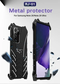 Za Samsung Galaxy Note 20 Ultra Primere, R-samo Težka Shockproof Kovin, Aluminija Oklep Primeru Telefon Za Galaxy Note 20