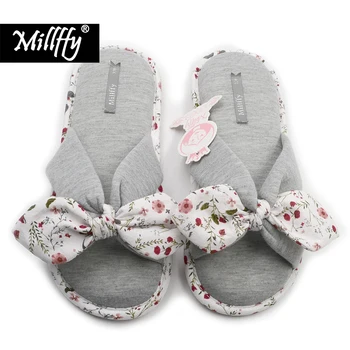 Millffy nova sezona poletnih Cvetlični sladko spominsko peno, natikači Japonski cvetje Ženske bombaž copate čevlji