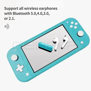 GeeekPi GuliKit NS07 Tip-C Brezžični Bluetooth Audio (zvok Bluetooth USB Sprejemnik, Oddajnik Adapter za Nintendo Stikalo ( Lite ) / PS4 / PC