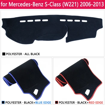 Za Mercedes Benz S-Razred W221 Anti-Slip Mat nadzorni Plošči Pad Dežnik Dashmat Preprogo Dodatki S-Klasse S300 S320 S400 S500 S600