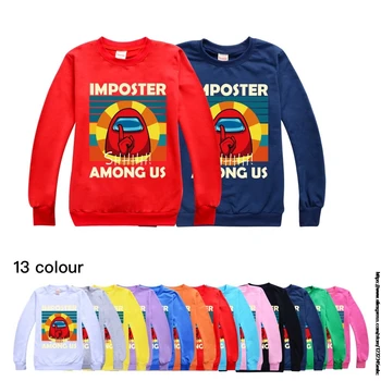 Med Nami Bombaž Frotirja Pulover Otroci t-shirt Tee Bluzo Baby Girl Obleke Otroci Hoodies za Malčke Dekliška Vrhovi Sweatshirts