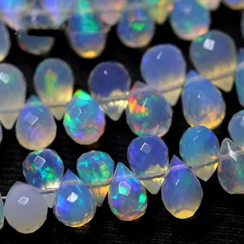 1piece OPAL spusti gladko, 5-7MM za DIY nakit, izdelava svoboden kroglice FPPJ debelo narave gemstone