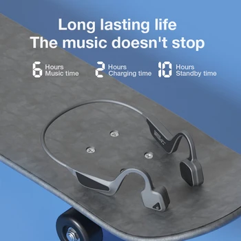 SANLEPUS V10 Odprto Uho Brezžični Kostne Prevodnosti Slušalke HD Telefonski Klic Športne Slušalke IPX6 Nepremočljiva Teče Slušalke BT 5.0
