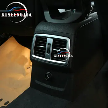 Za BMW X1 F48 16-2019 Chrome ABS Plošči Zadaj Armrest izstopu Zraka Okvir Pokrova Trim