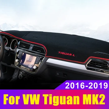 Avto nadzorna plošča Pokrov Mat Sonce Odtenek Tipke za instrumentne Plošče in Preproge Za Volkswagen VW Tiguan MK1 MK2 2009-2018 2019 2020 Dodatki