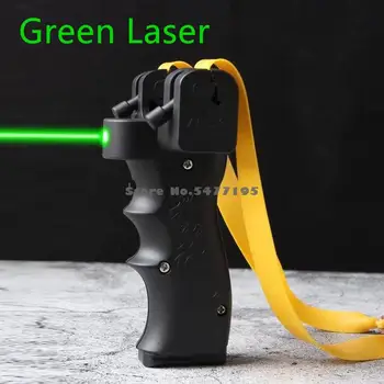 Zmogljiva Mala Prača Zelena Rdeča Lasersko Merjenje Smolo Katapult Laser Pogled Visoko Natančnostjo Streljanja Z Gumico Športih Na Prostem