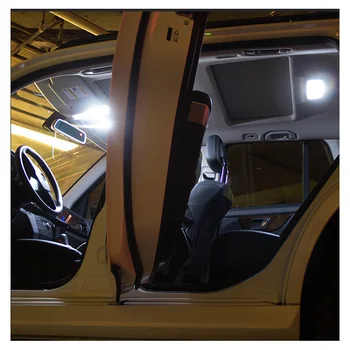 13pcs Bela LED Notranjosti Branje Svetlobe Žarnice Kit Primerni Za Obdobje 2008-2013 2016 2017 Toyota Mamutovec Tovora Ogledalo Licence Lučka