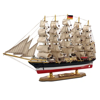LUCKK Vroče Prodaje 3D Lesene 20.5 v Nemčiji Jadrnica doma dekor Jadranje Model Ladje Darilo Za Odrasle Obrti Navtičnih Retro Model