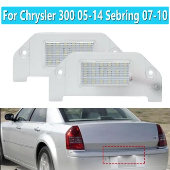 1Pair Za Chrysler 300 2005-Sebring 2007-2010 Led Številka Licence Ploščo Lučka Lučka Avto rep Svetlobnih virov
