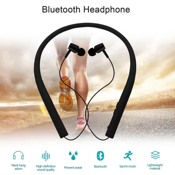 Bluetooth Slušalke Brezžične Stereo Sweatproof Čepkov z Mikrofonom za iPhone X 9 Plus 8 7 6 Samsung S9 Plus S8 S7 za Tek, Telovadba