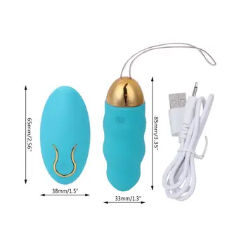 10 Frekvenca Ženske G-Spot Vibrator z Brezžičnim Daljinskim Massager Odraslih Stimulacije USB Polnilne Sex Igrača za Pare
