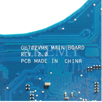 Za Asus ROG GL702VMK GL702VML GL702VM Laotop Mainboard GL702VMK Matično ploščo z I5-7300HQ GTX 1060M Video kartice