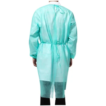 Za enkratno uporabo Zaščitne Izolacije Oblačila Anti-pljuvanje Nepremočljiva Anti-olje Madež zdravstvene Nege Obleke Obleko Varnostna Oblačila za Varovanje sluha