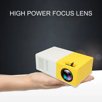 Rumena Yg200 J9 Domov Mini Projektor Led Prenosni Ročni Projektor Podpira Visoke Ločljivosti 1080P NAS dropshipping 11days