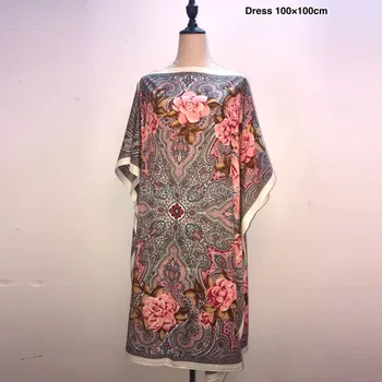 2020 Nove Prihode Afriških Dashiki Cvetje Vzorec Tiskanja Obleko Kratek Rokav Priložnostne Afriške Obleke Za Ženske