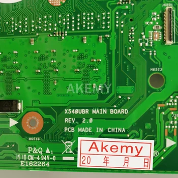 Akemy X540UB Prenosni računalnik z matično ploščo Za Asus X540UB X540UV X540UBR original mainboard 8G/I5-7200U I7-7500U