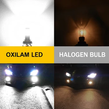 OXILAM 2Pcs H8 H11 LED Avto Žarnice Luči za Meglo za Skoda Superb Octavia A7 A4 A5 Hitro Fabia Karoq Auto svetlobni pramen H9 H10 9005 Hb4