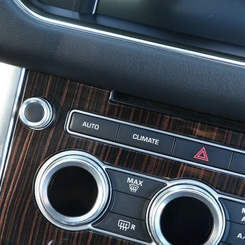 Za Land Rover Range Rover Sport RR Sport-2017 Rdeče Pepel Lesa Slog ABS Plastike Centralna klimatska naprava Volume Control Panel