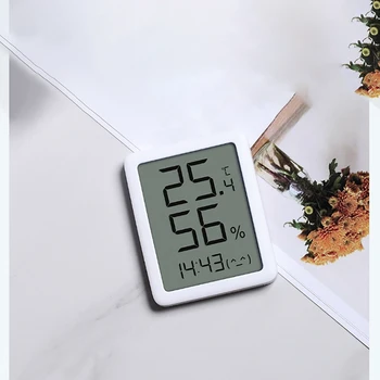 Youpin Miaomiaoce E-Link Termometer, Temperaturo, Vlažnost Senzorja LCD velik Zaslon Digitalni Merilnik Vlage