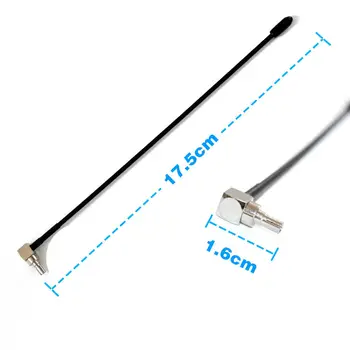 4G LTE 5dBi antena TS9 CRC9 connecor (2 kosa) 18 cm za HUAWEI E8377 E3372 E8372 E5577 E5573 E5577 usmerjevalnik modem