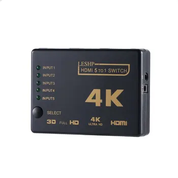 Mini HDMI Preklopnik 4K HD1080P 3 5 Vrata HDMI Stikalo Izbirno Splitter Z Hub IR Daljinski upravljalnik Za HDTV, DVD, TV OKNO Z2