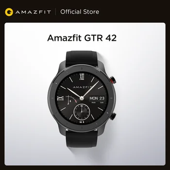 Nova Globalna Različica Nove Amazfit GTR 42mm Pametno Gledati 5ATM Smartwatch 12 Dni Baterije Glasbe Nadzor Za Android IOS telefon