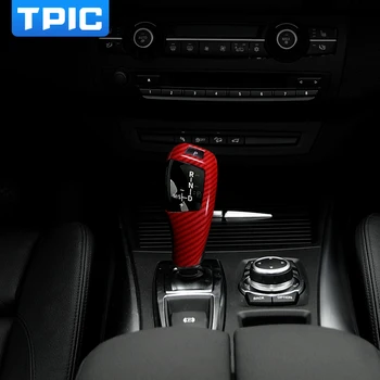 TPIC Auto Dodatki Notranjost, ABS Prestavna Kritje Dekoracijo Nalepke Za BMW E60 E70 E71 Stare Serije 5 X5 X6 Avto Styling