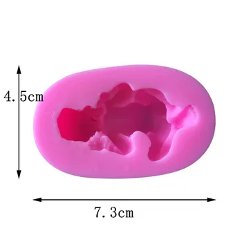1PC Tri-dimenzionalni baby baby fondat EGS torta dekoraterstvo orodja omele plesni modeliranje jelly plesni tekoče silikonsko plesni