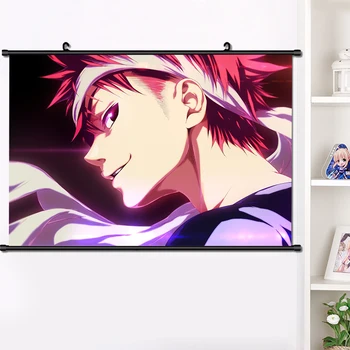 Anime Shokugeki ne Soma Yukihira Nakiri erina steno, fotografijo, plakat, se pomaknite platno manga wall Art Dekor Plakat Art Dekor Plakat