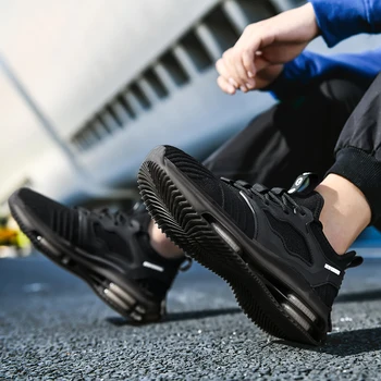 Vroče prodaje moški 2-plast TPU edini udobno priložnostne čevlji dihanje športni čevlji na prostem lahke ubla tekaški športni copati