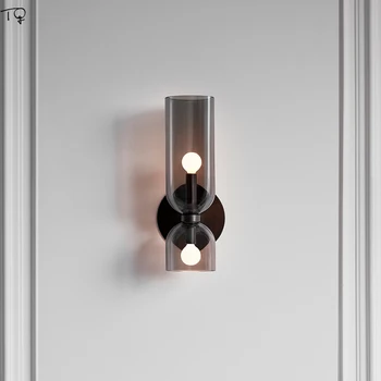 Nordijska Modela Minimalističen Steklene Stene Luči za Soba Dekor Dnevna/Jedilnica E14 LED Razsvetljave v Zaprtih prostorih Postelji Spalnica Ozadju