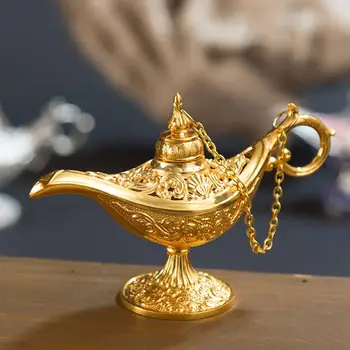 10 Barvo Aladdin Čarobno Svetilko Kadila Gorilnik Retro Domov Dekoracijo Tradicionalnih Votlih Iz Pravljice, Ki Želijo Duh, Čaj Pot Obrti