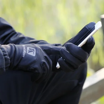 Nepremočljiva Pozimi Toplo Runo Kolesarske rokavice Moški Ženske Smučarske Rokavice Veter-dokazilo Toplotne Dotik Zaslon za Šport na Prostem Snowboard Rokavice