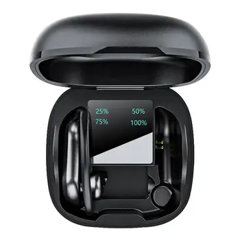 MD03 LED Zaslon Brezžična tehnologija Bluetooth 5.0 Poslovnih Slušalke Nepremočljiva Čepkov